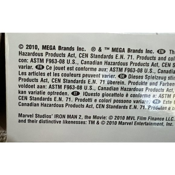 2010 ~ Mega Bloks Iron Man #1980 Whiplash Showdown 172 Pieces ~ Complete - Picture 7 of 7